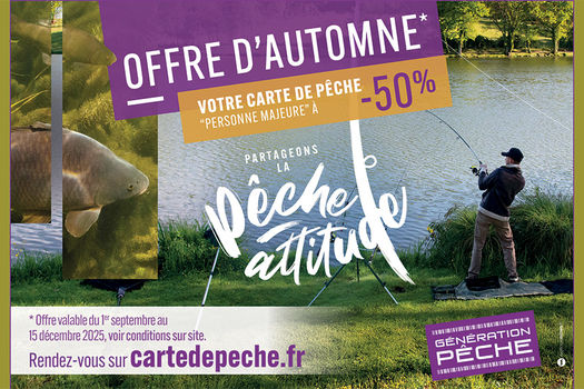 Carte de pêche "Automne" 2025
