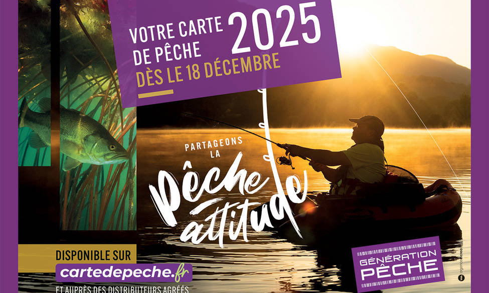 Cartes de pêche 2025