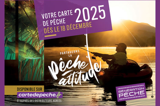 Cartes de pêche 2025
